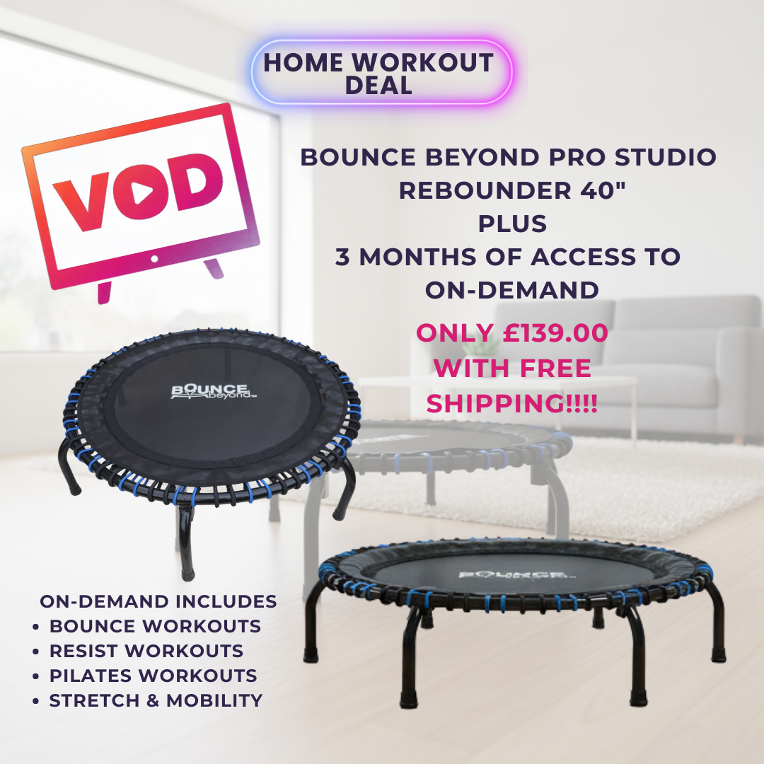 BOUNCE BEYOND PRO STUDIO REBOUNDER 40” with FREE ON-DEMAND 6 Month Package